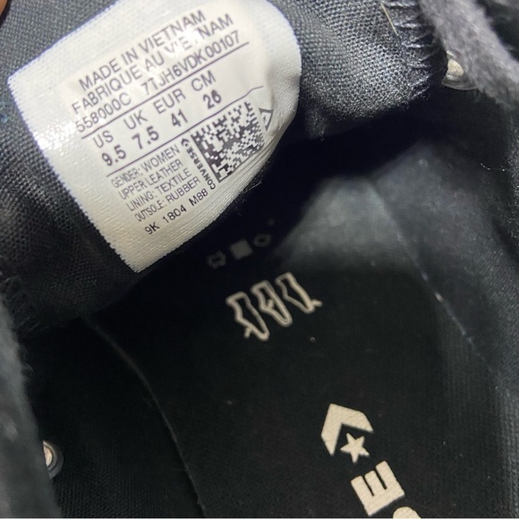 Converse All Start Animal Print Leopard Cheetah Women's 9.5 Black White Sneakers - Picture 10 of 10